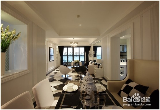 如何打造黑白配时尚家装