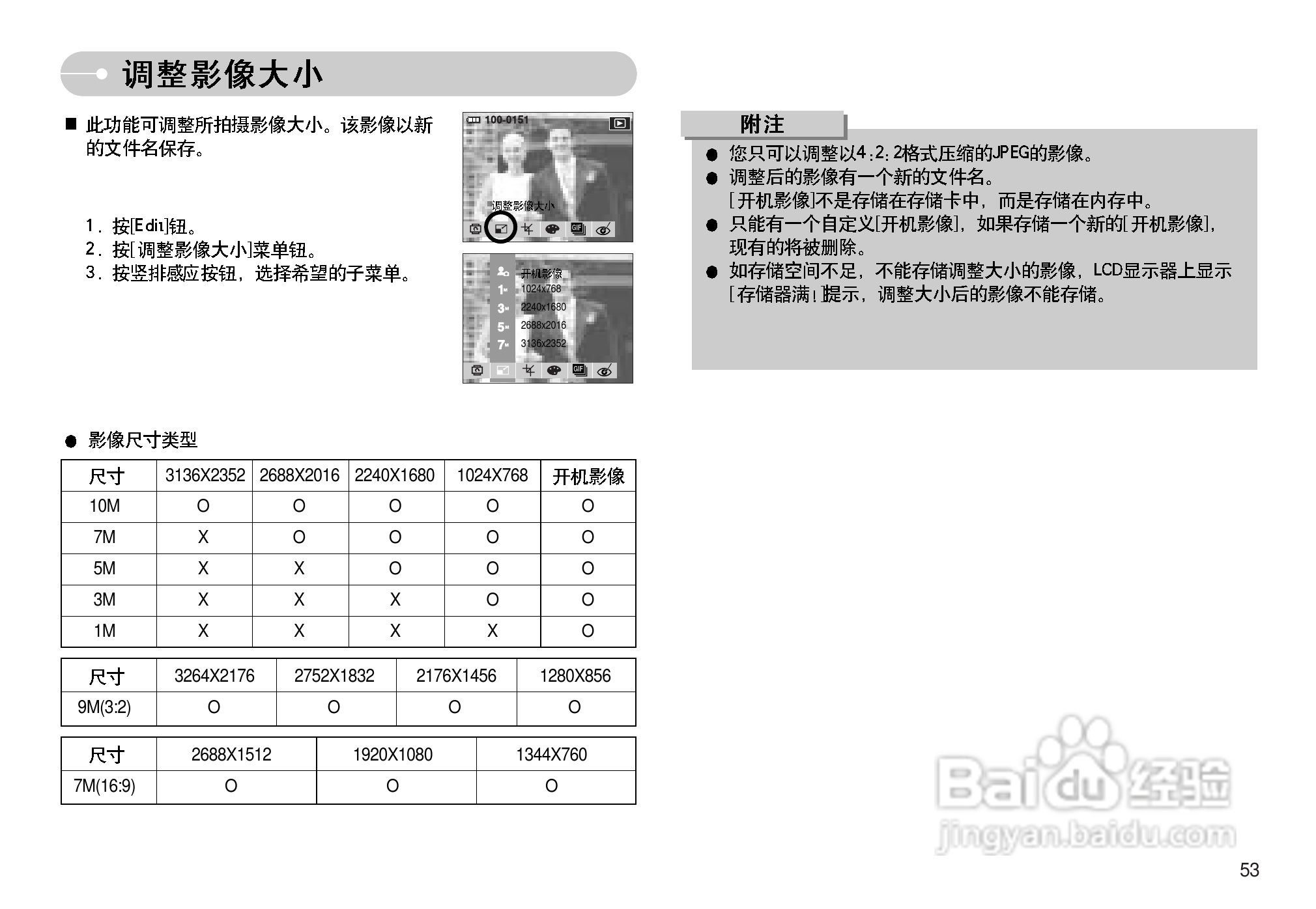 三星NV11数码相机使用说明书:[6]