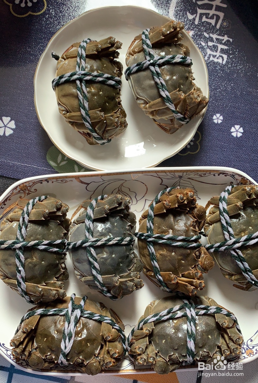 馋哭朋友的清蒸大闸蟹