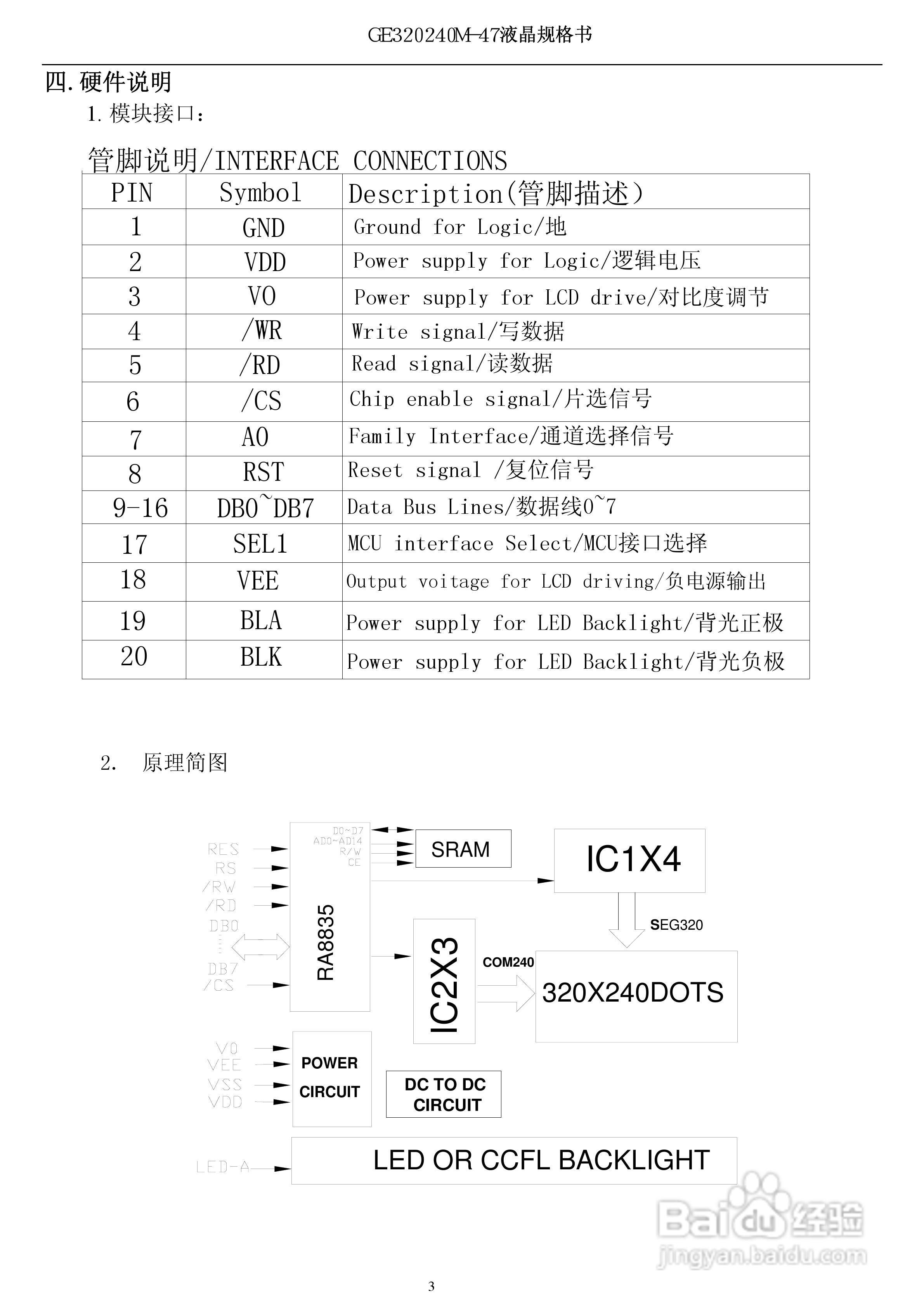 HTW-G320240M-47液晶显示模块使用手册:[1]