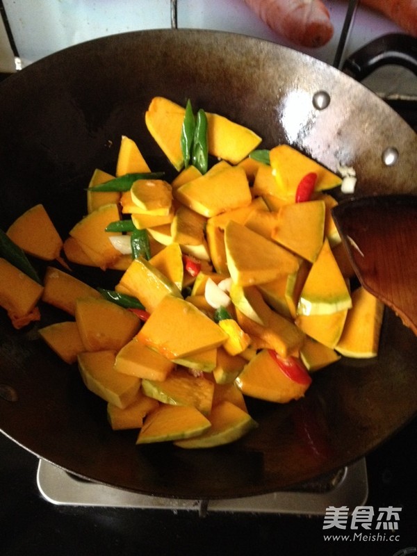 素食之— —蒜瓣南瓜