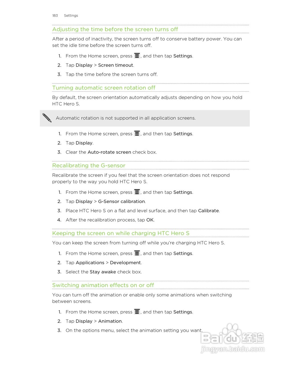 多普达HTC Hero S手机说明书:[19]