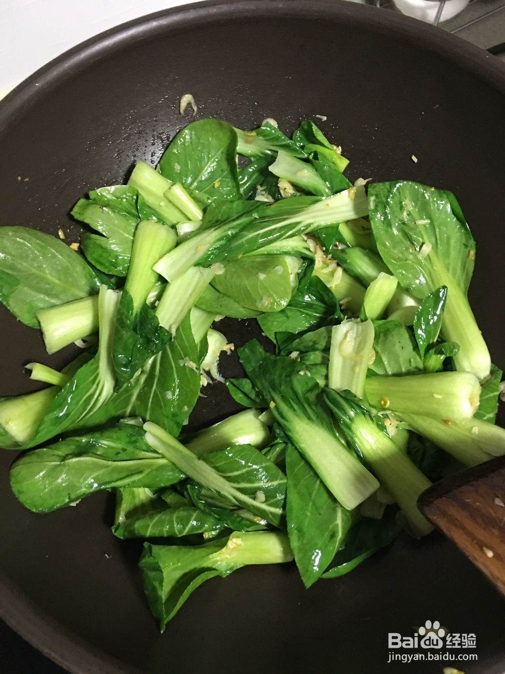 海鲜教程-虾皮青菜