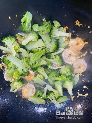 超鲜美的虾仁西兰花
