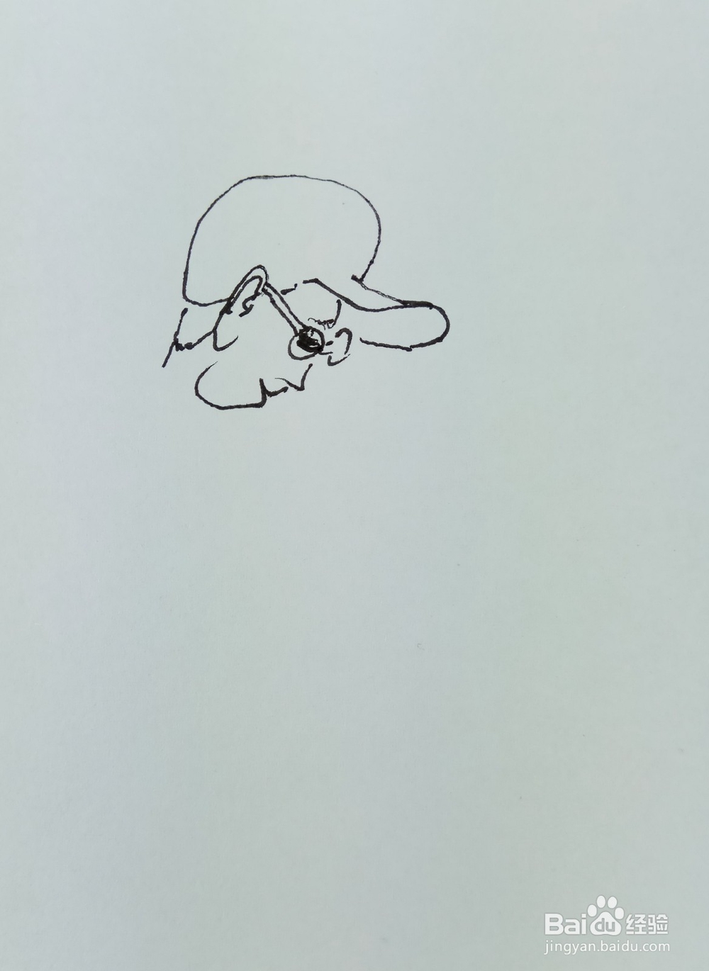 怎样画简笔画“割猪肉”?