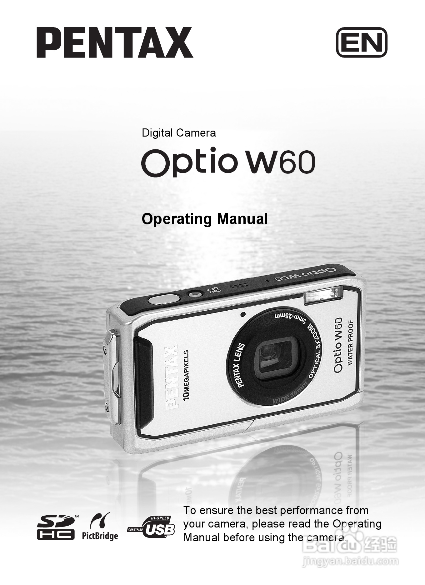 宾得Optio W60数码相机使用说明书:[1]