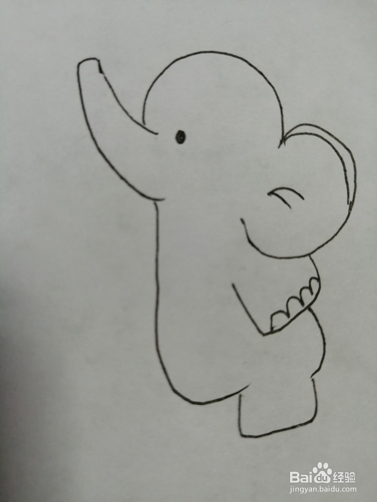 简笔画大象怎么画