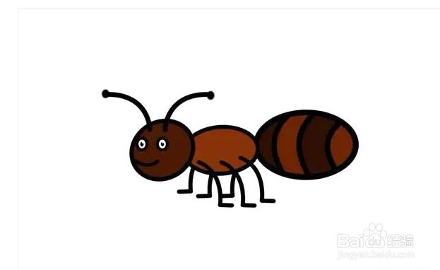 绘画小白怎么画可爱的小蚂蚁