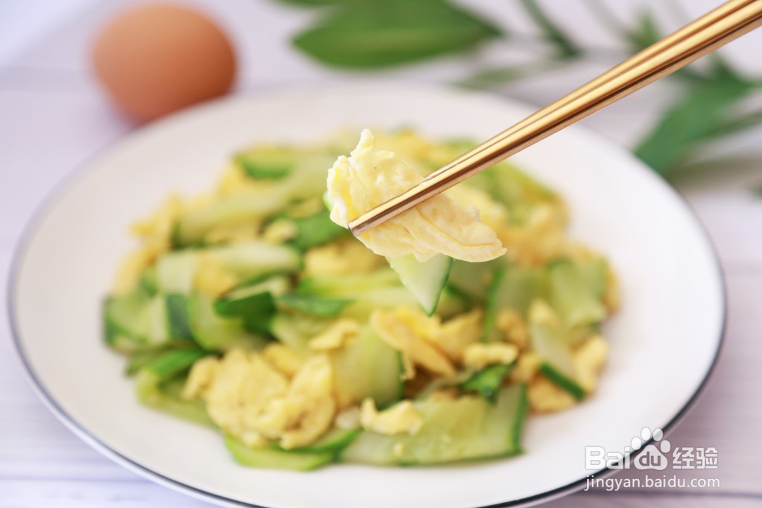 怎么做黄瓜炒鸡蛋