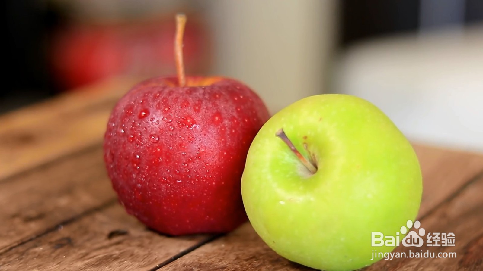 青苹果心搭配红苹果心，给你不一样的视觉体验