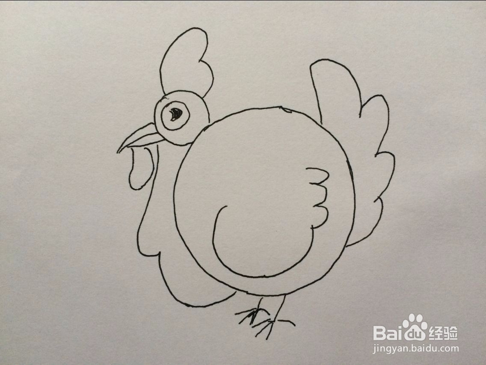 <b>画火鸡的简单方法步骤</b>
