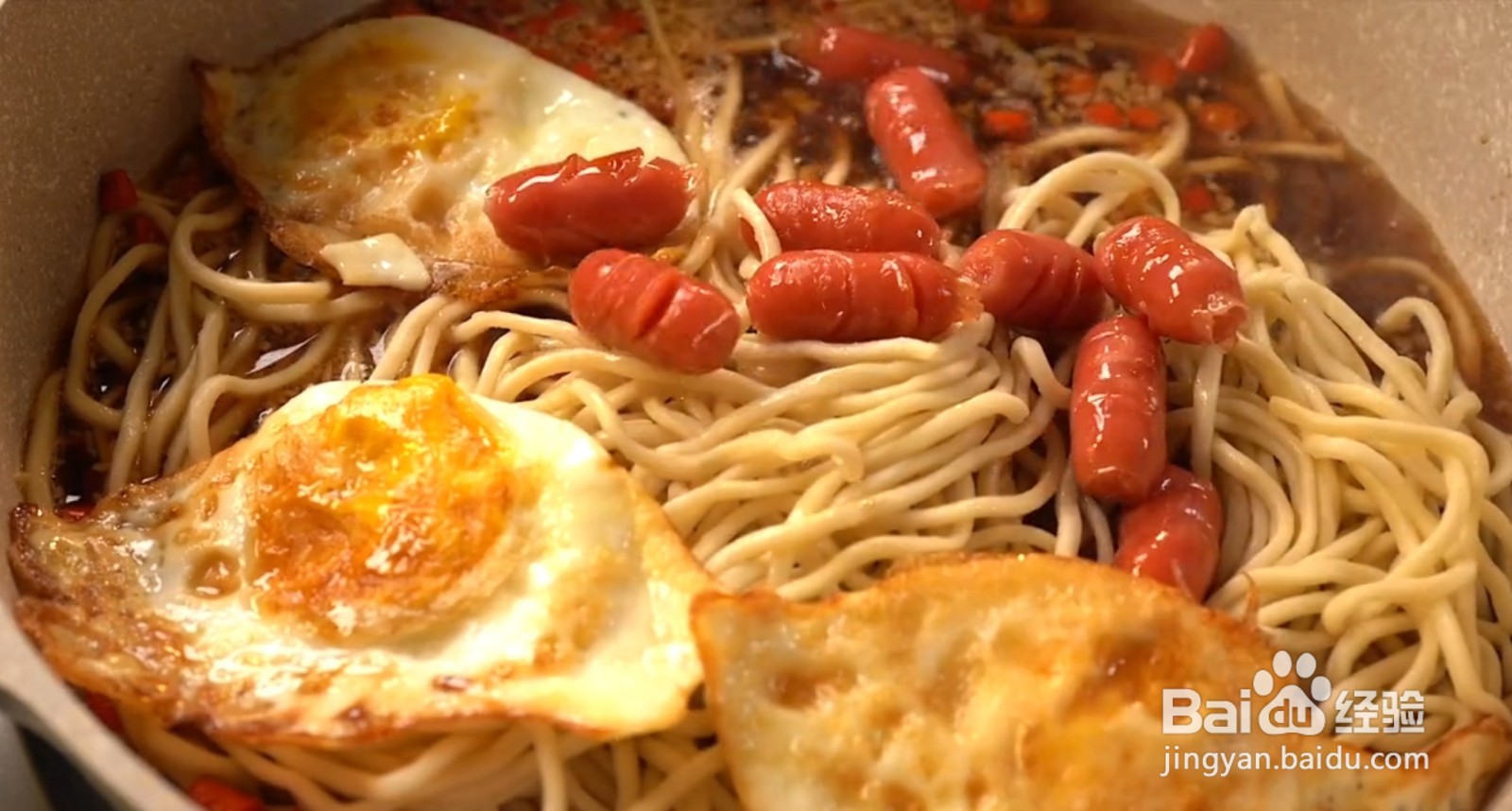 鸡蛋焖面做法