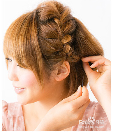 短发编发甜美编发更接地气儿