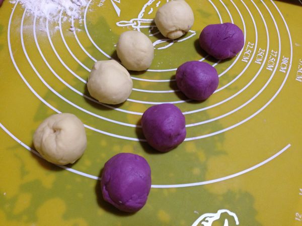 双色紫薯芝士卷