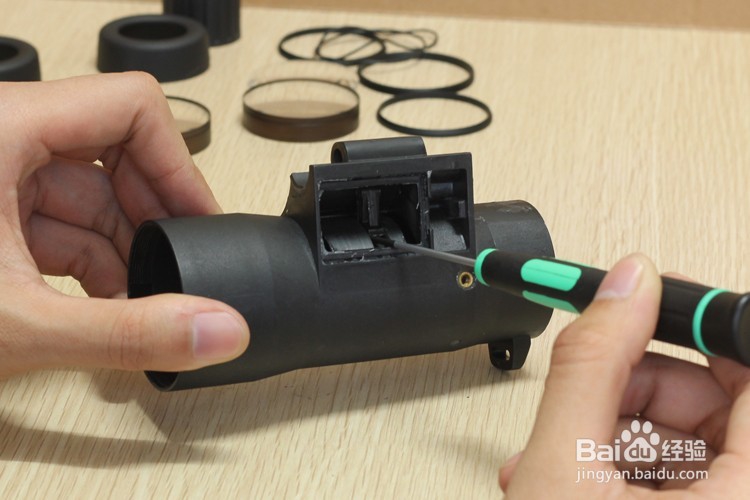 屋脊结构双筒望远镜拆解图望远镜结构图