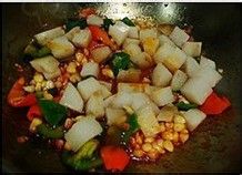 素炒五色山药