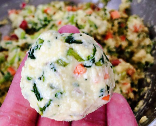 腊肠豆腐时蔬丸