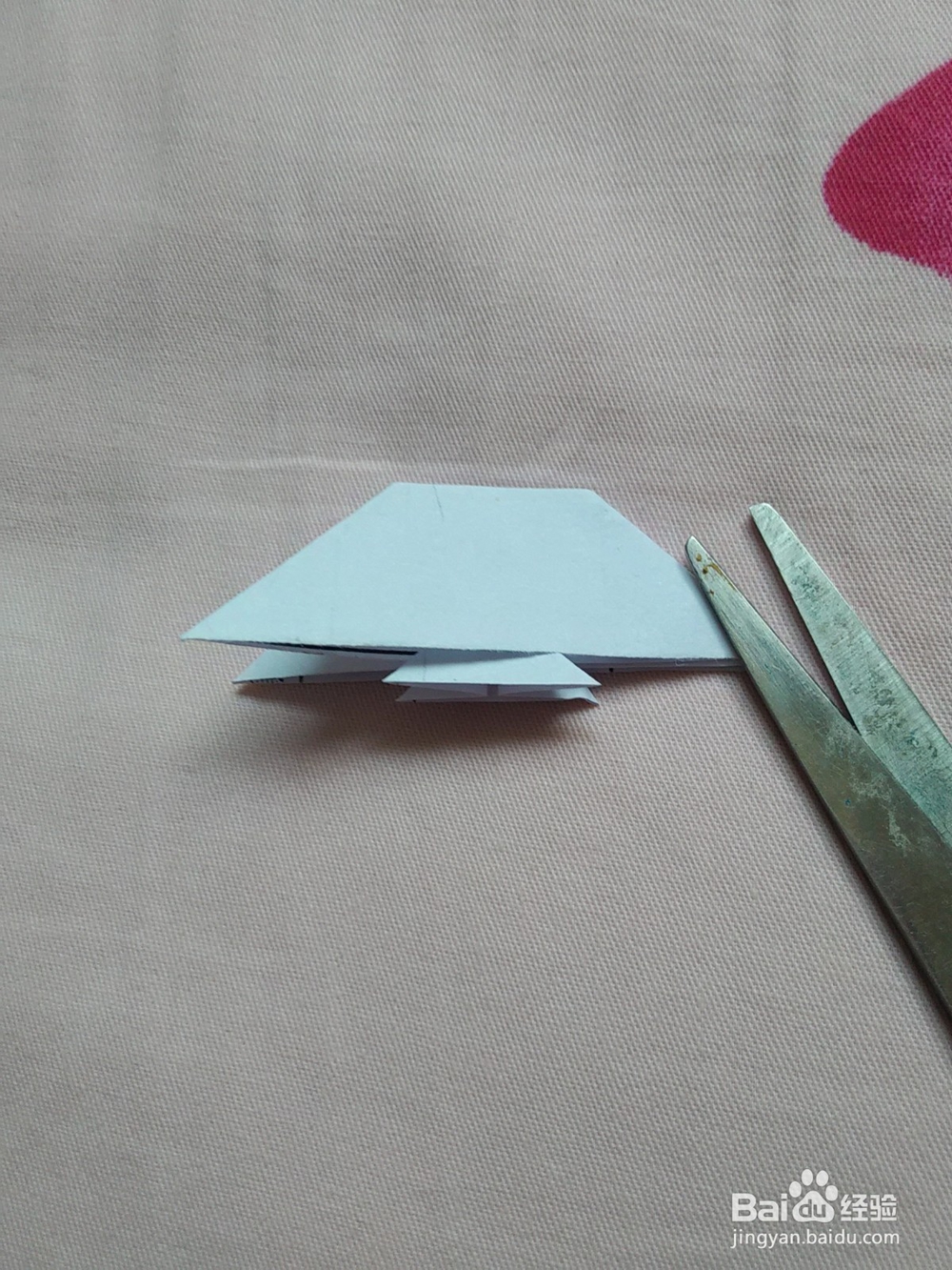 会爬山的小人怎么折