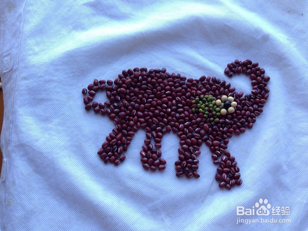 怎样画种子画--大象