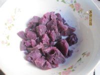 紫薯双色馒头做法