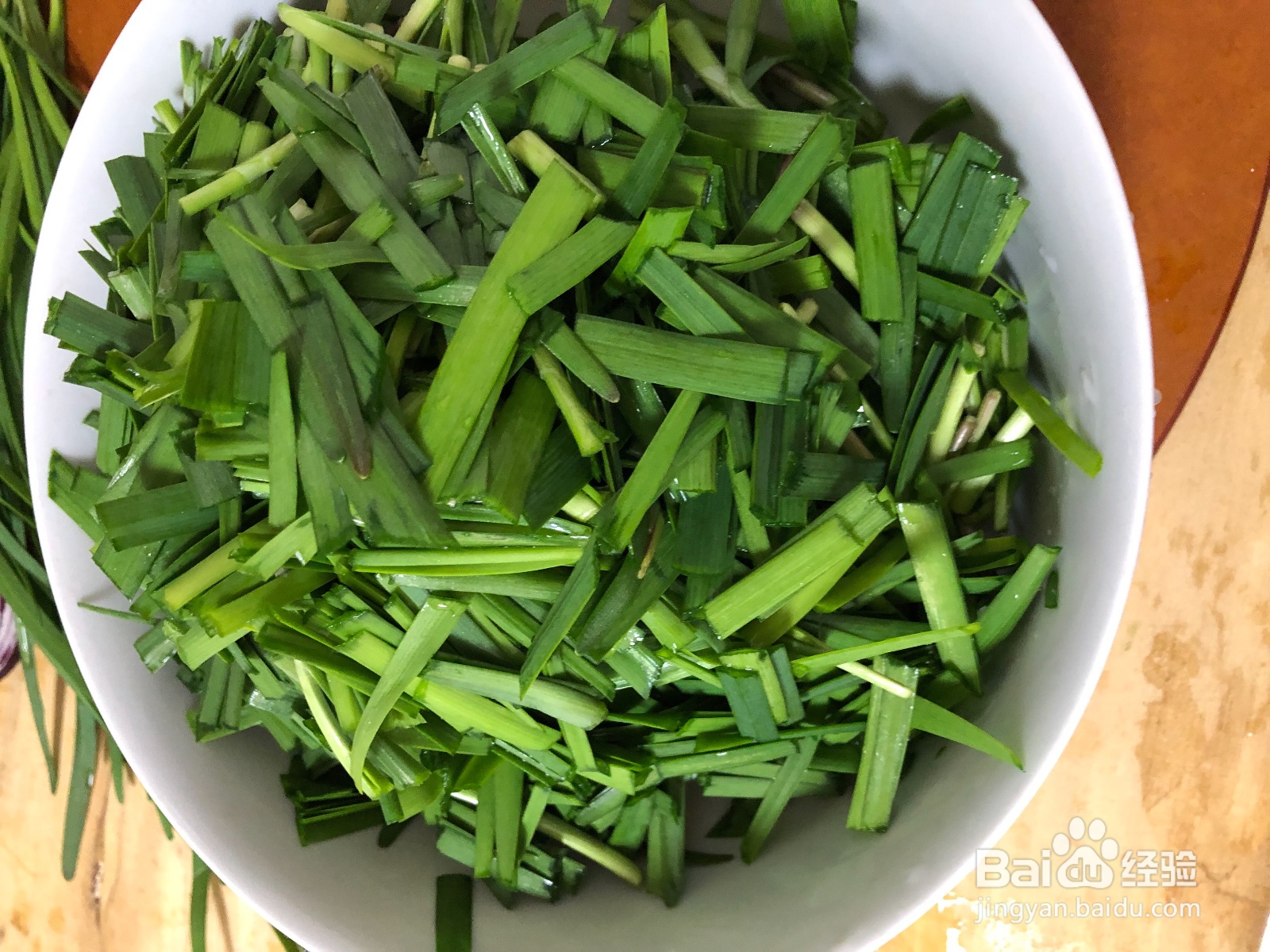 美味的韭菜炒鸡蛋