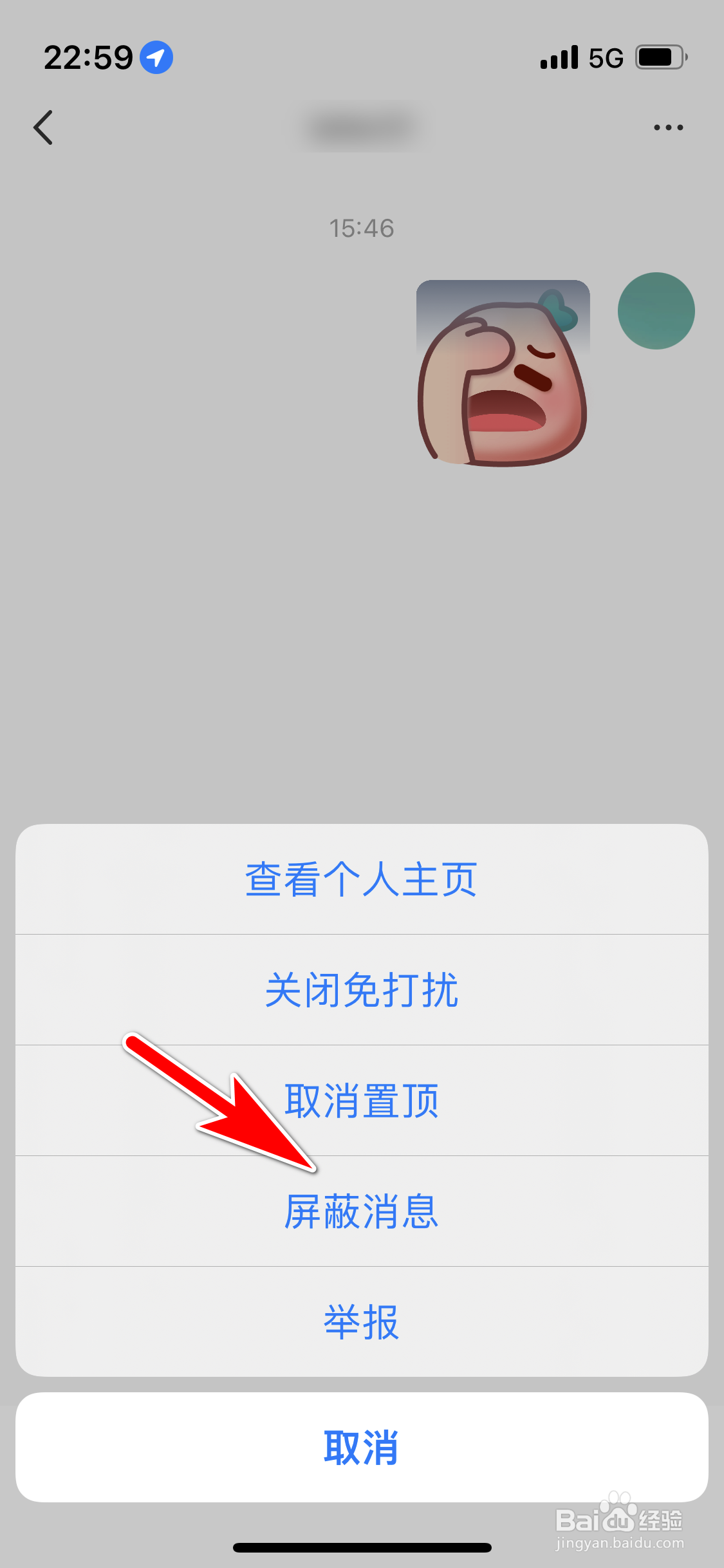 小红书怎么屏蔽聊天对象的消息