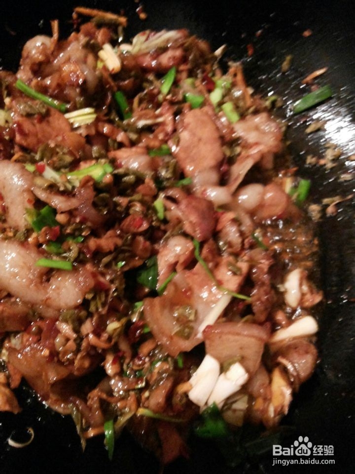 四川干豇豆回锅肉