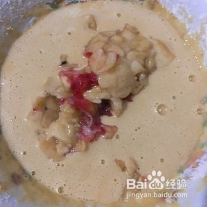 食补养生草莓香蕉饼的做法