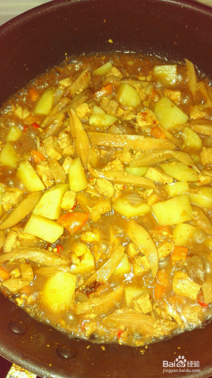 辣味咖喱鸡丁的做法