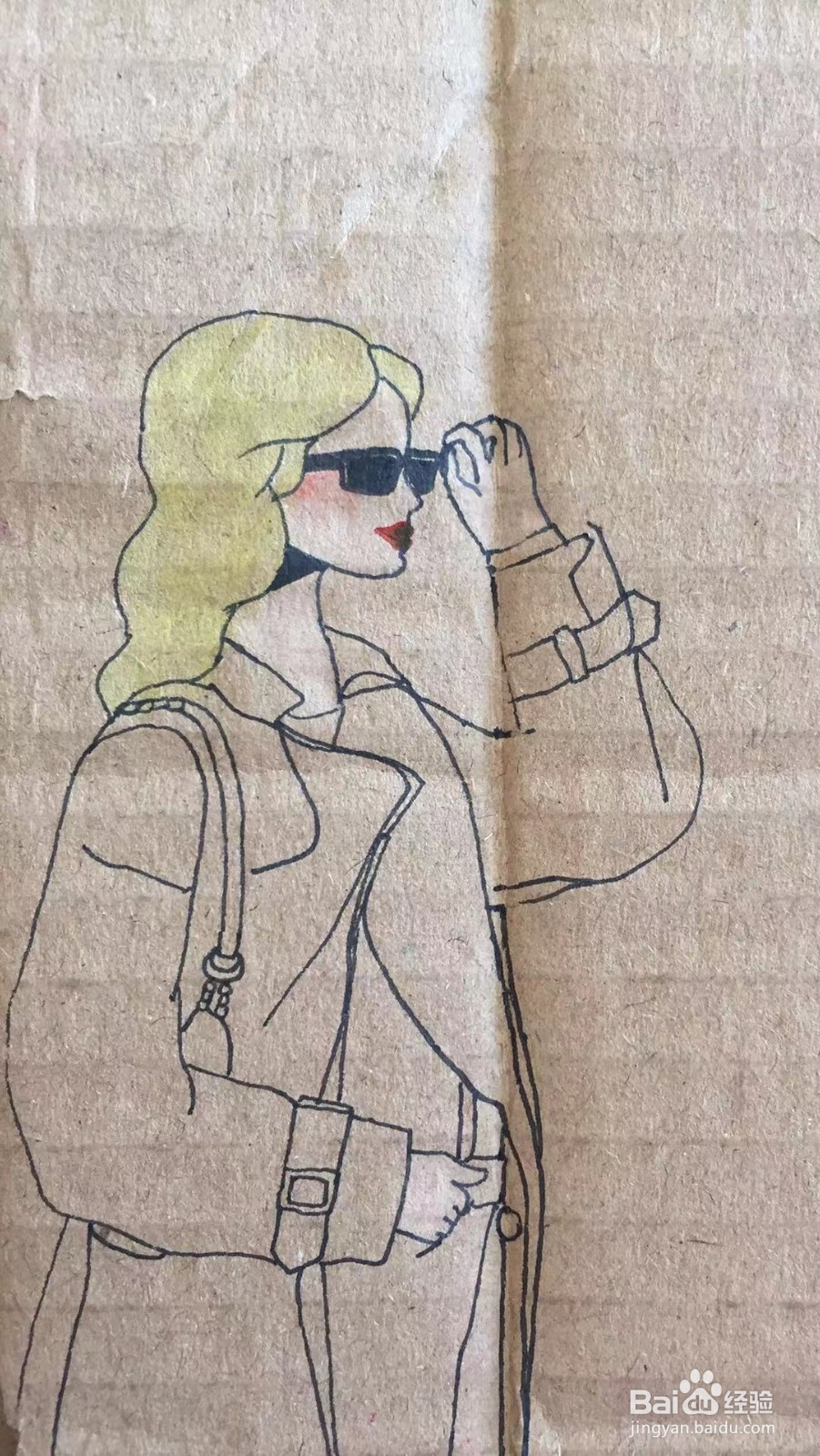 彩铅画教程之杂志编辑艾佳