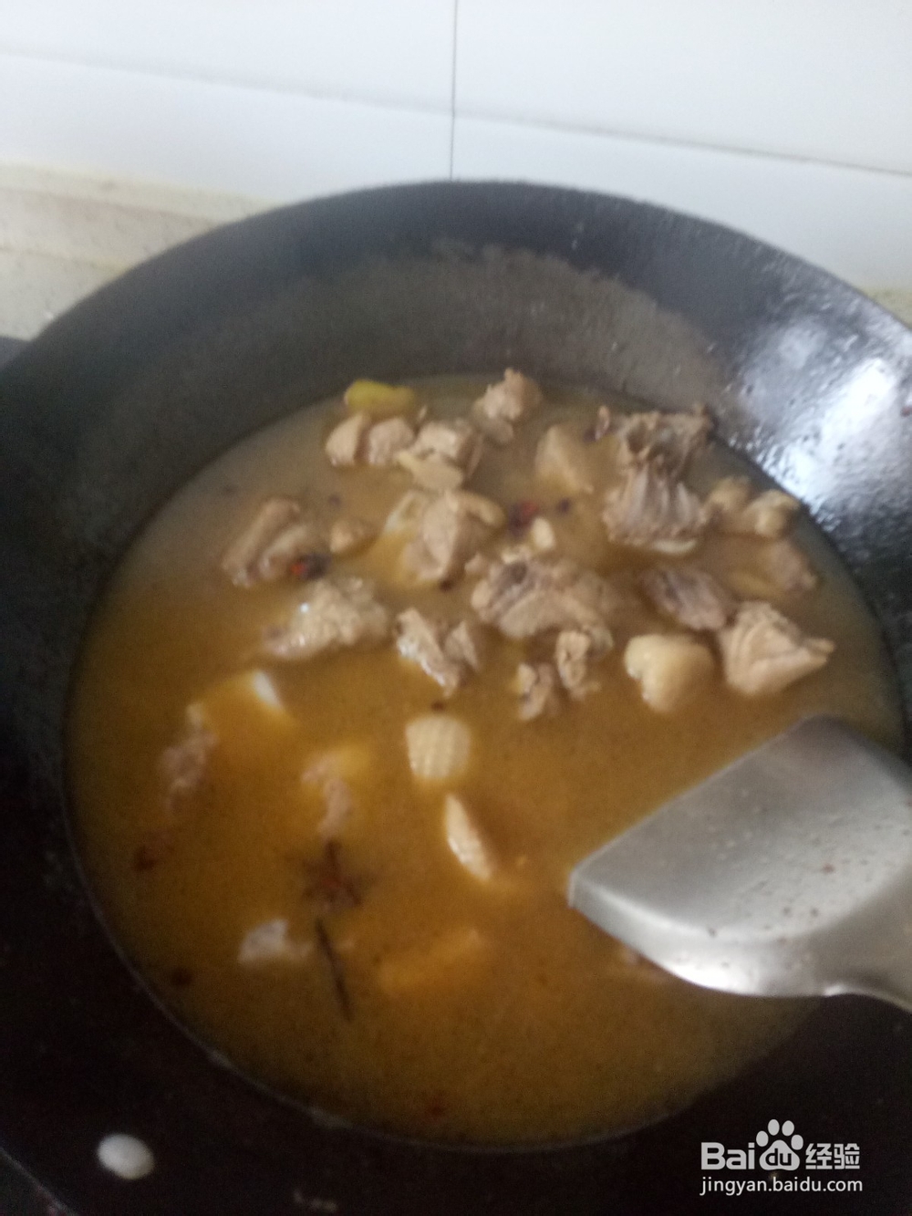 砂锅半边鸭炖葫芦