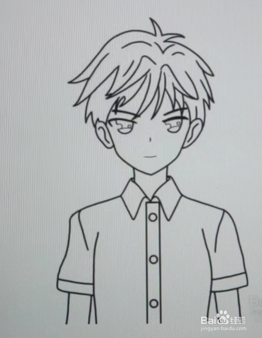 男生怎么画帅气霸气