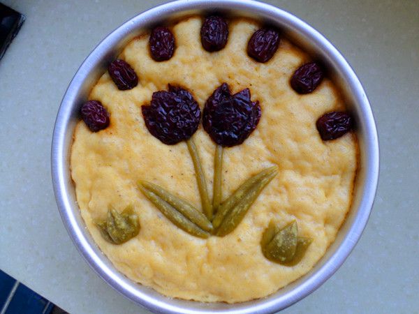 郁金香花面发糕