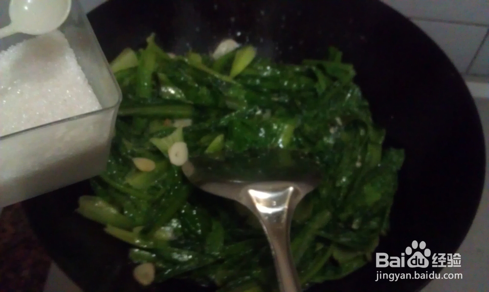 素食家常菜--腐乳炒油麦