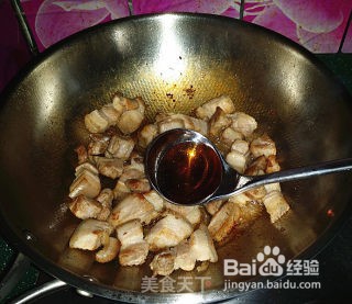 五花肉烧冬笋尖