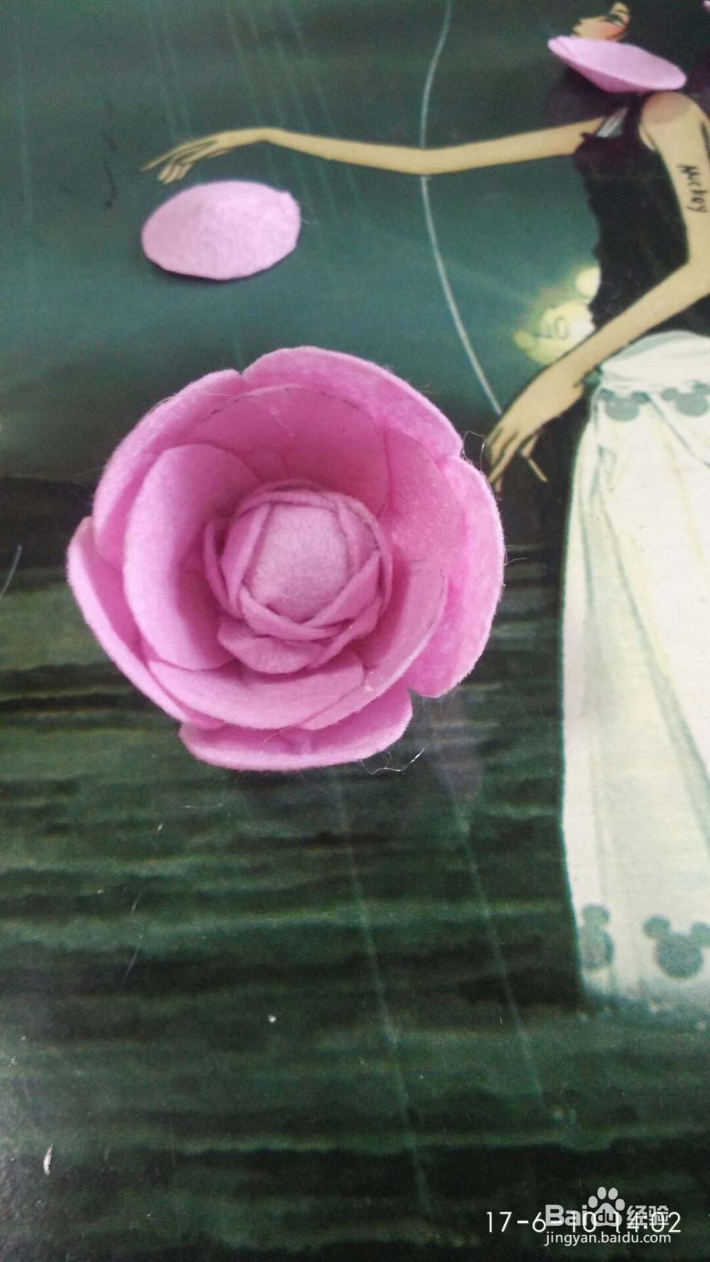 教你做山茶花开关贴