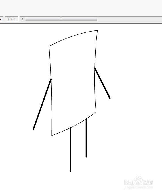 flash绘制一个纸片人物的教程