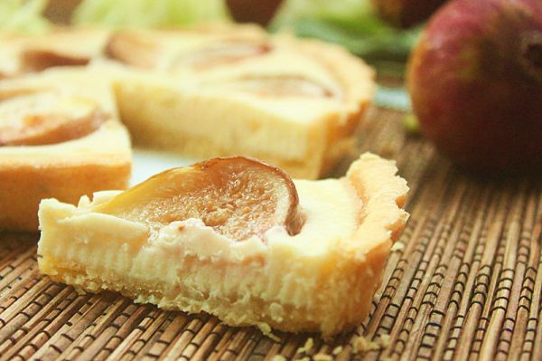 酸奶奶酪无花果挞