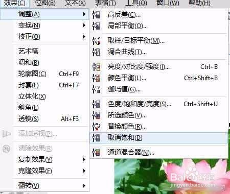CorelDRAW制作水墨画效果