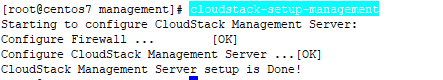 cloudstack服务相关环境配置