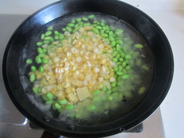 玉米毛豆炒杏鲍菇丁