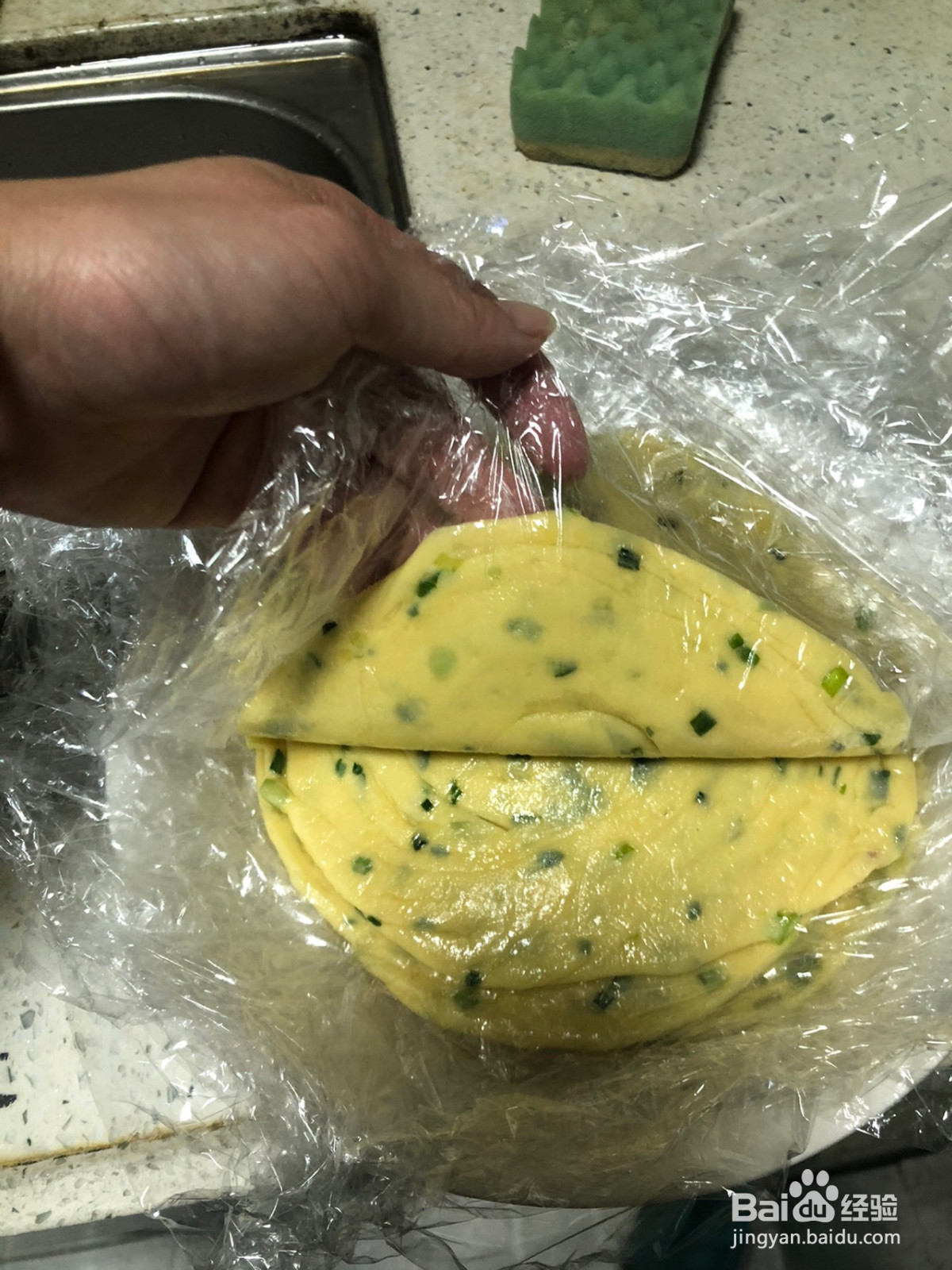 快手葱油饼的做法