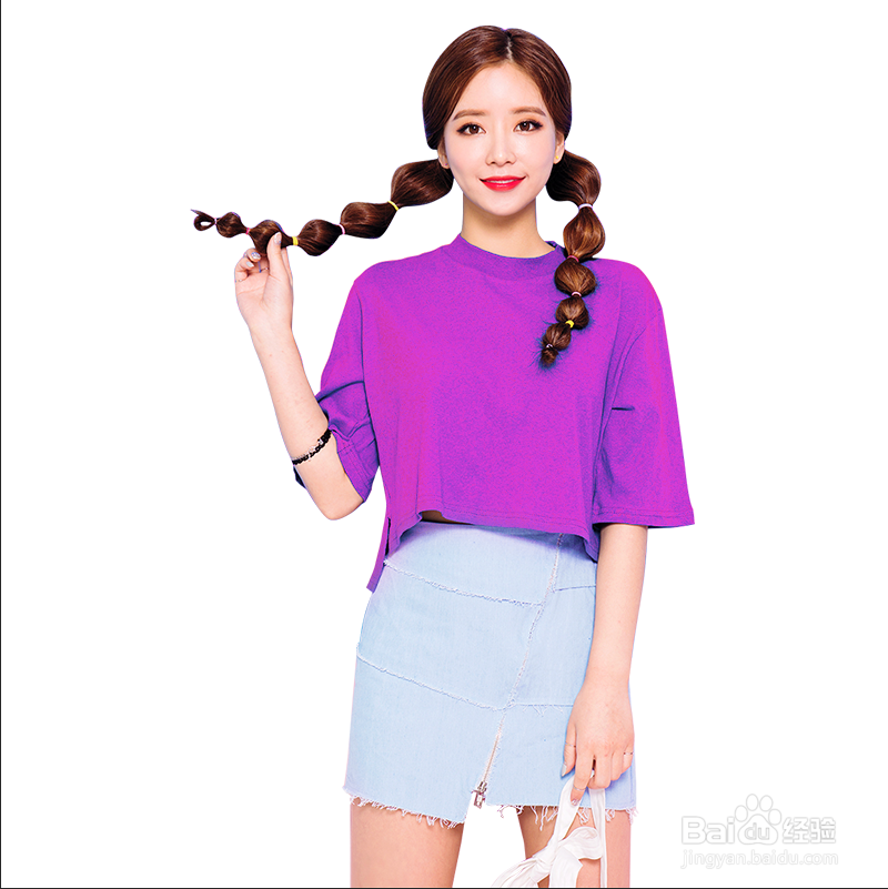 ps快速替换衣服颜色