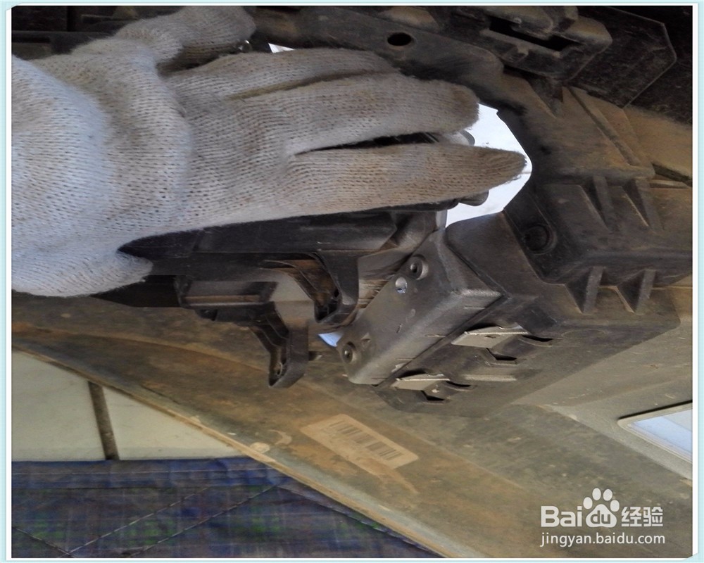 途观前杠格栅、雾灯、中网、导流板怎么拆解