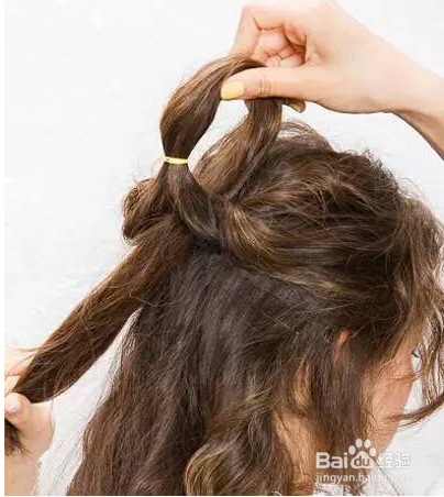 长发森系简单编发教程