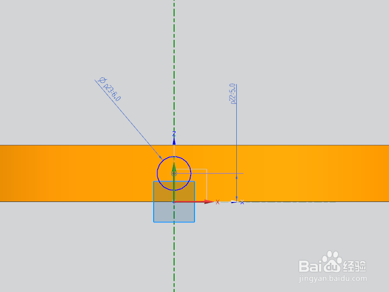 UG10.0练习三维建模一千零一十二之两个圆