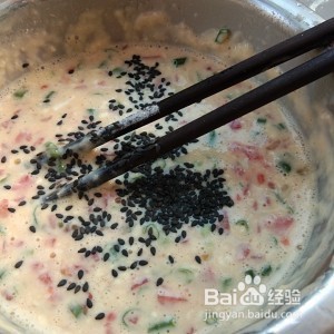 养生食补奶香西红柿鸡蛋饼的做法