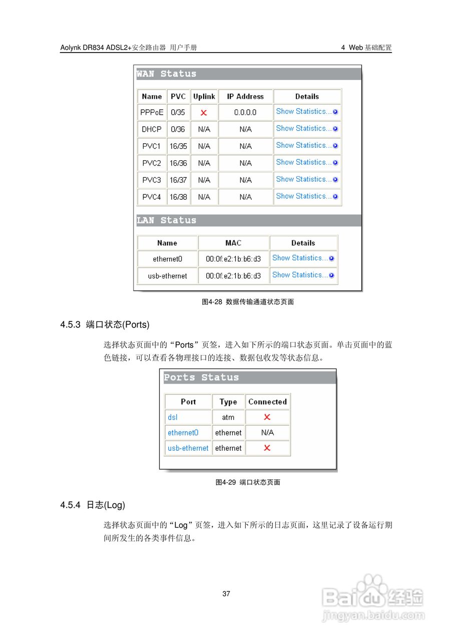 华三交换机DR834ADSL2+形说明书:[5]
