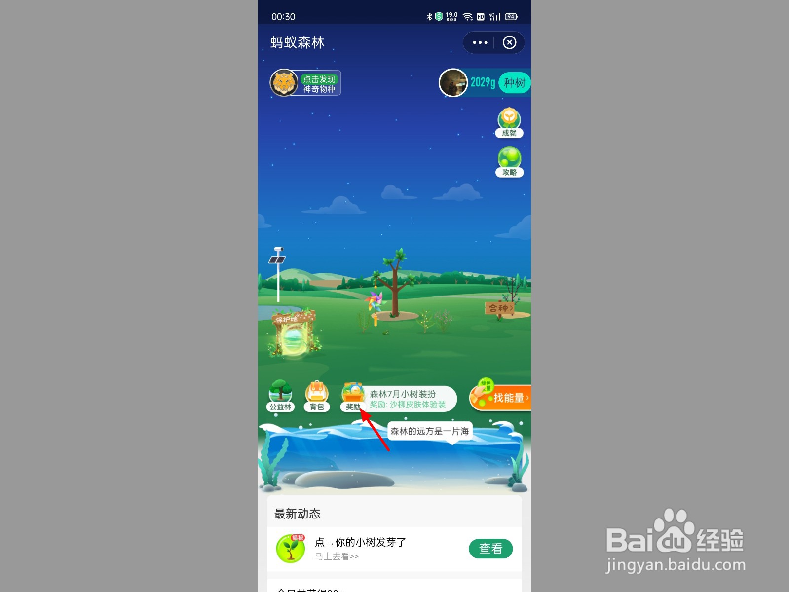 蚂蚁森林保护罩怎么获得