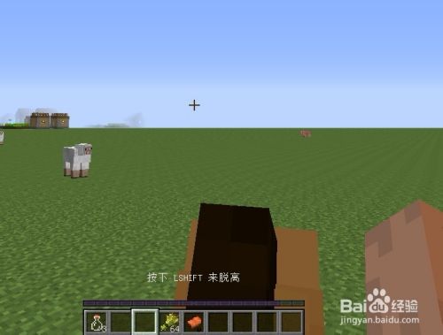 我的世界电脑和手机版分别怎么骑马 百度经验